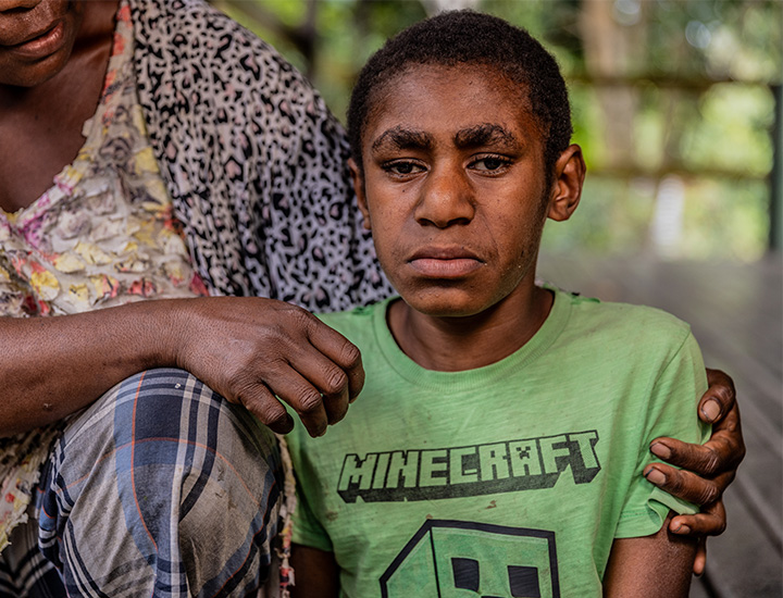 A photo of a young boy